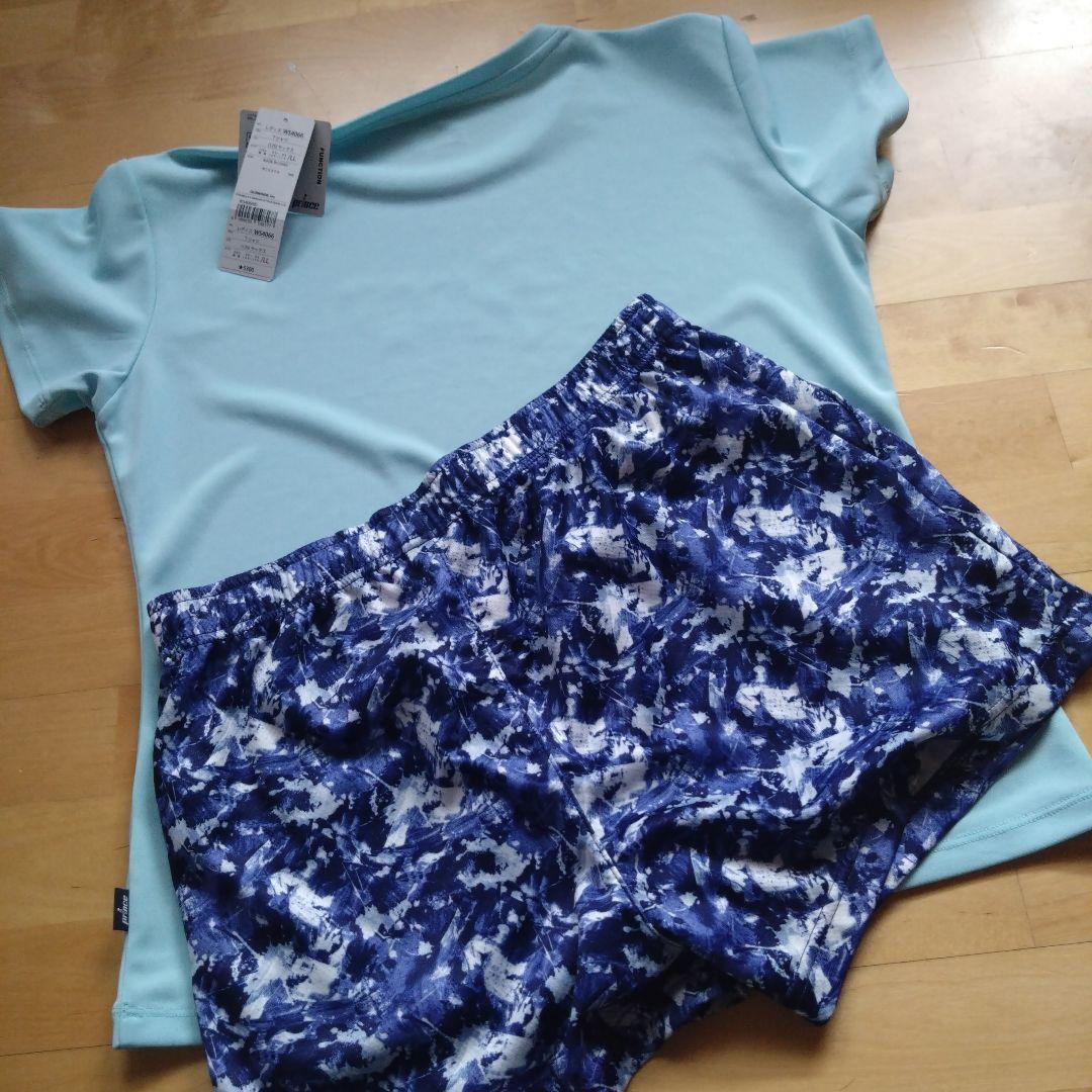 Prince　テニスウエア上下　Tシャツ＋ショートパンツ２点セット