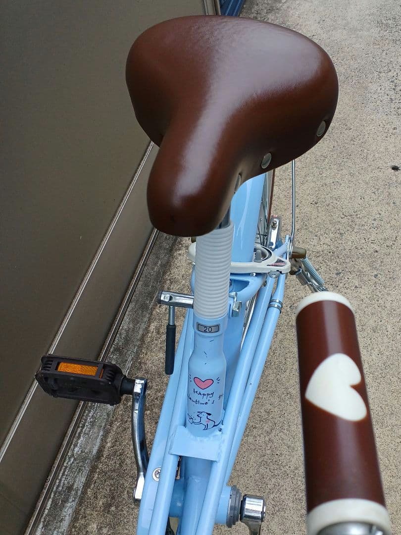 【千葉県引取限定】自転車　子供用 20インチ　 水色