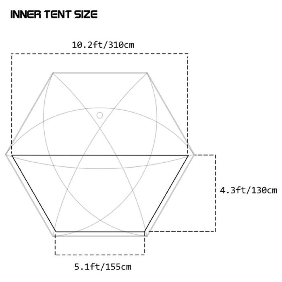 【美品】POMOLY/ポモリー Dome X4 Pro 自立式ドームテント