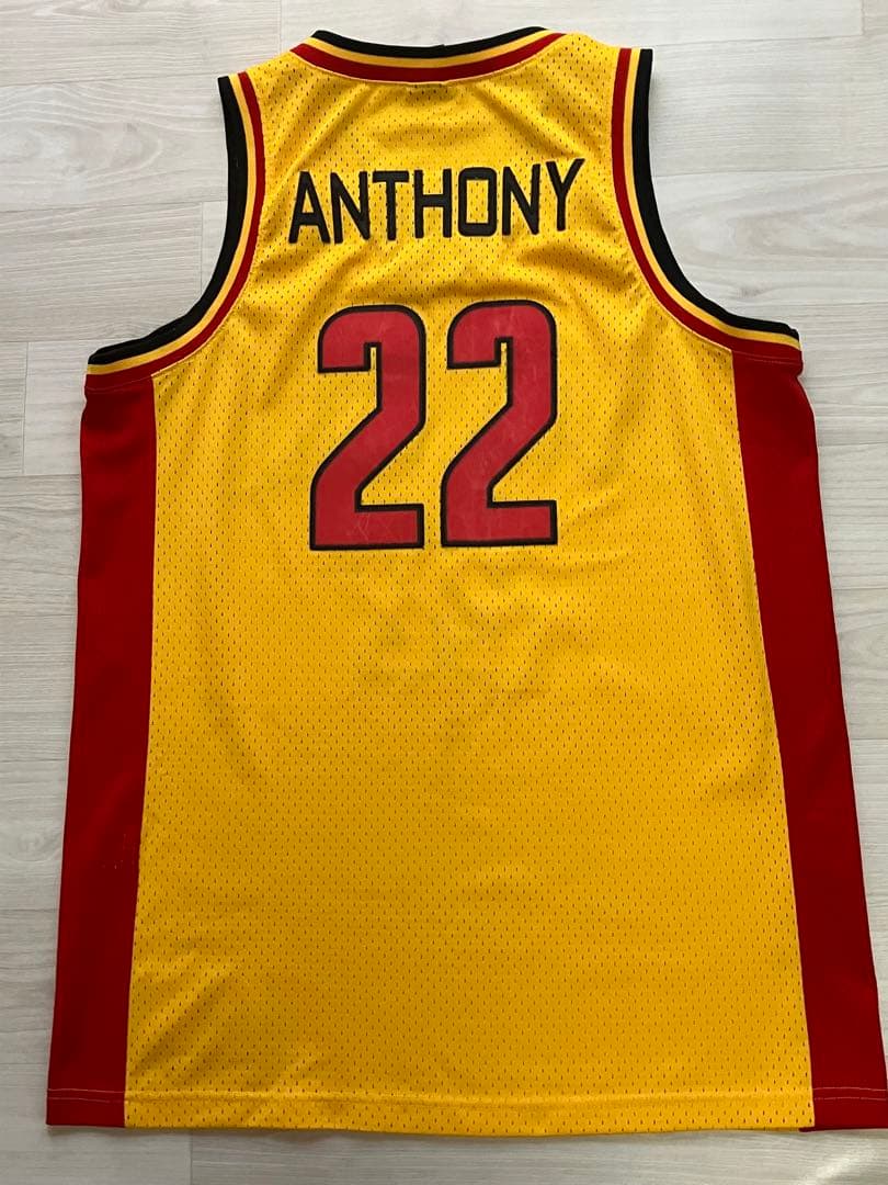 【希少】NBA カーメロ・アンソニー　オークヒル高校　ユニフォーム　刺繍