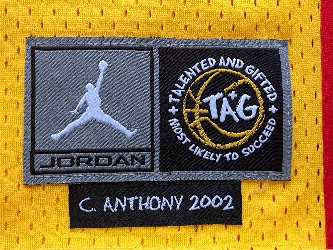 【希少】NBA カーメロ・アンソニー　オークヒル高校　ユニフォーム　刺繍