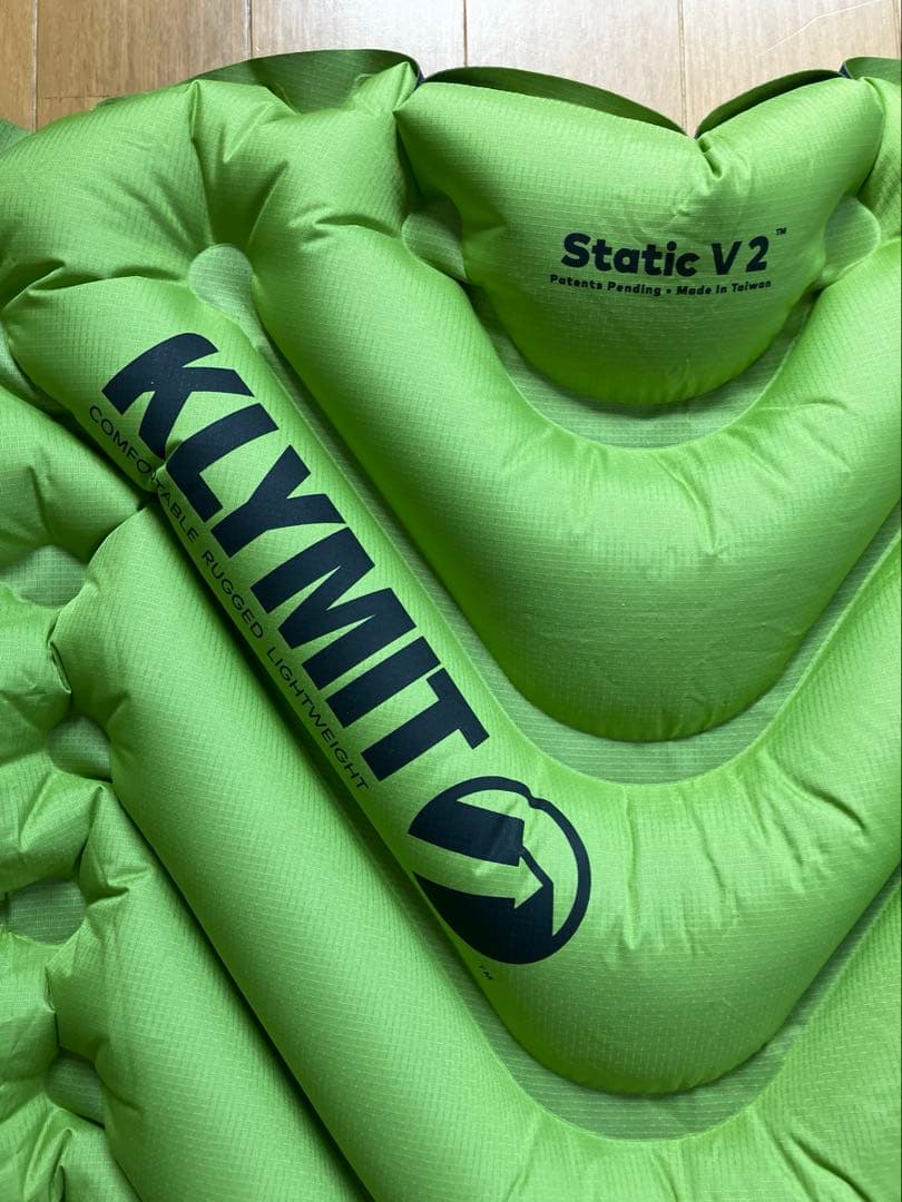 美品Static V2 エアーマット ＆ pillowX軽量コンパクトセット