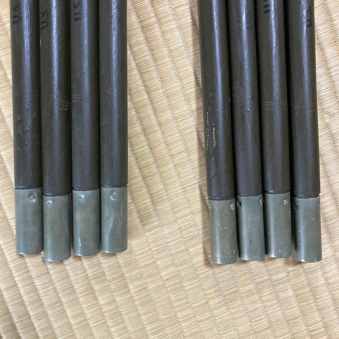 軍放出品　U.S.ELROD1968 木製ポール８本セット