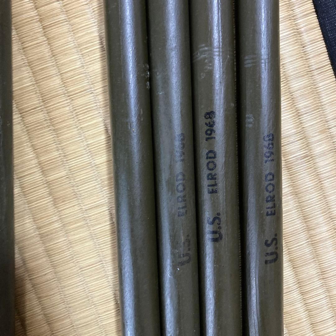 軍放出品　U.S.ELROD1968 木製ポール８本セット