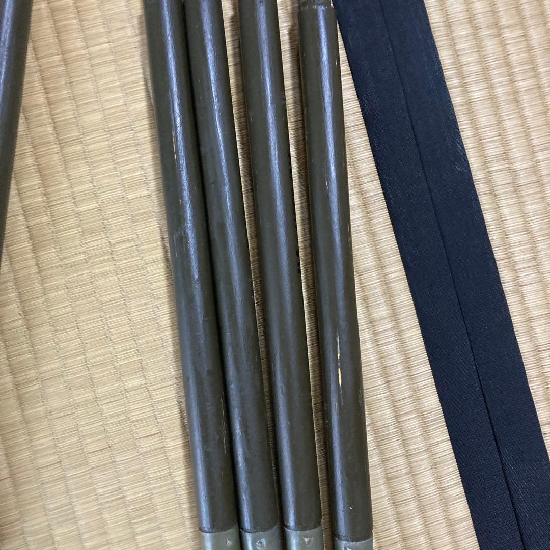 軍放出品　U.S.ELROD1968 木製ポール８本セット