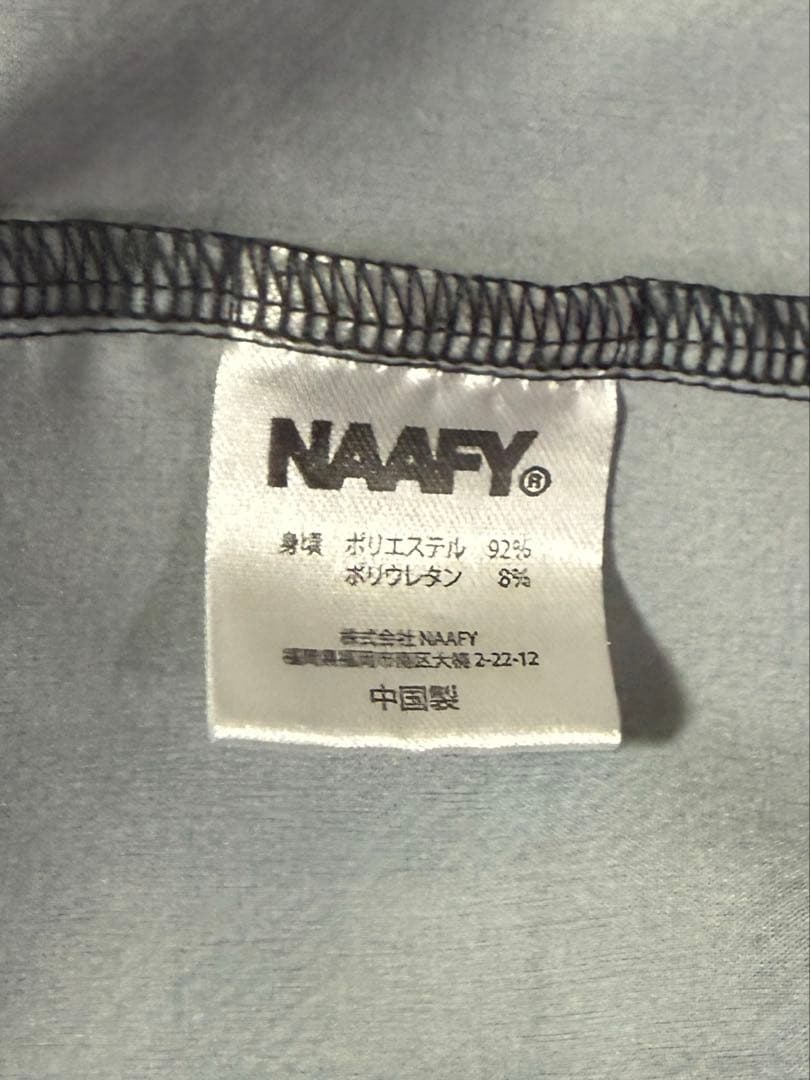 NAAFY ブラックチェックナイロンショーツ　おしゃれゴルフウェア
