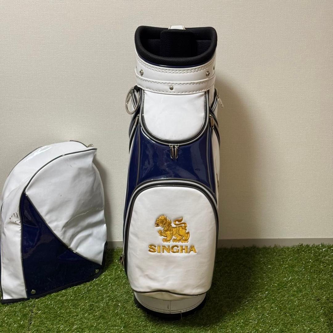 激レア SINGHA BEER キャディバッグ ゴルフバッグ 現地コンペ参加限定