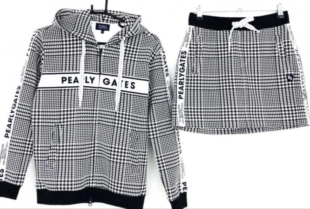 PEARLY GATES チェック柄 セットアップ サイズ0