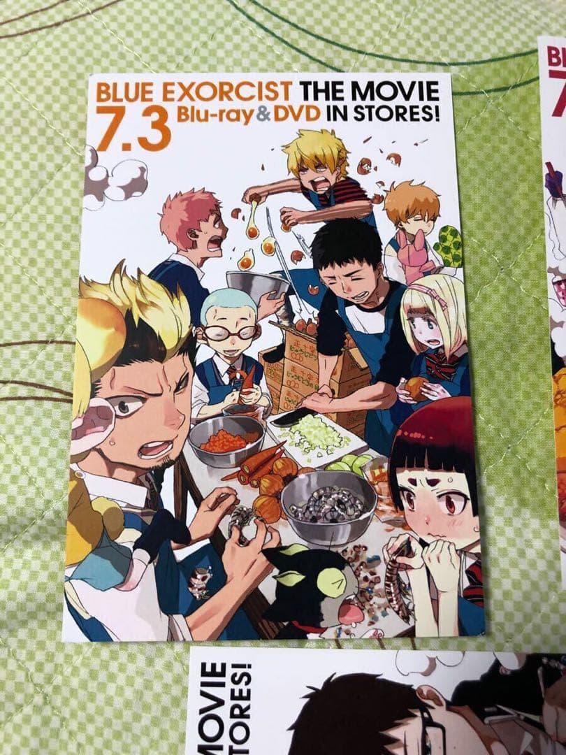 青の祓魔師 劇場版 告知ポストカード 非売品 アニメイト池袋店配布品