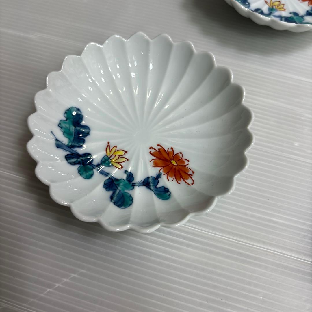有田焼　萬右エ門作　　5皿セット　小皿