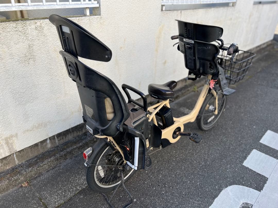 【引き取りorお届けのみ‼︎】Panasonic 電動自転車 チャイルドシート付き