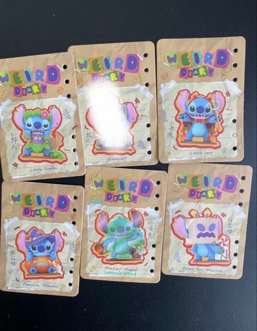 【公式品】TOPTOY スティッチ　おちゃめ日記　5点セット