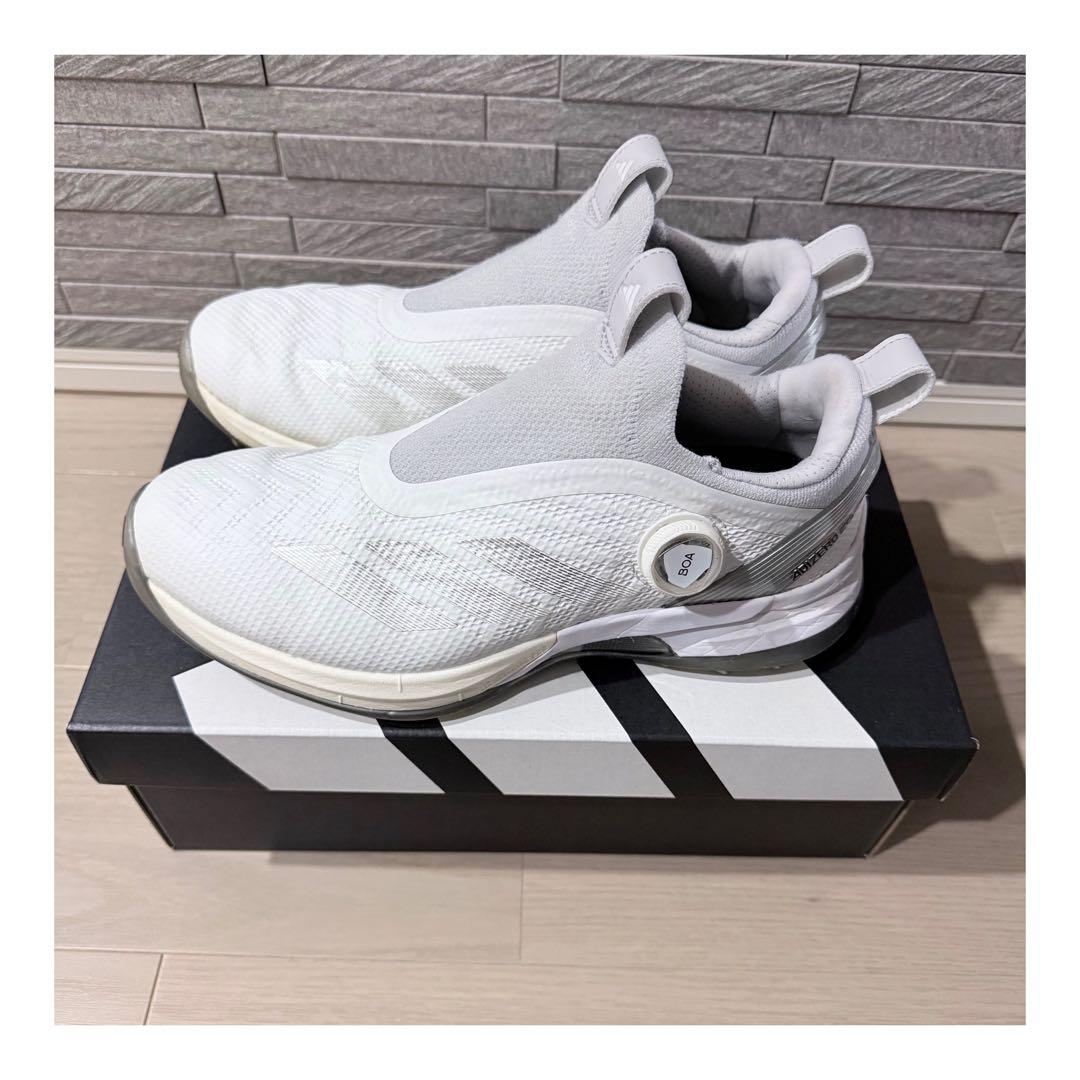 【美品】adidas アディダス アディゼロゼットジー25ボア ゴルフシューズ