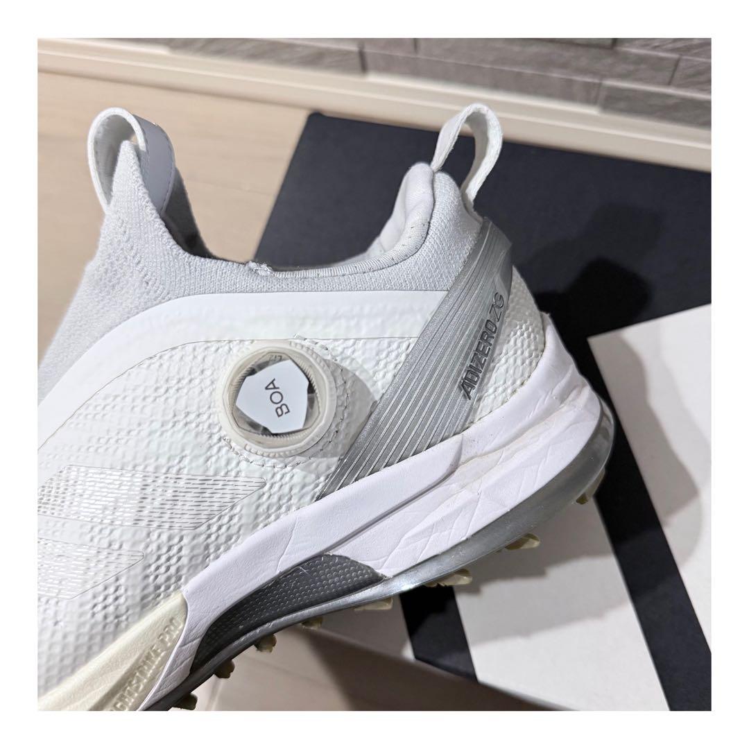 【美品】adidas アディダス アディゼロゼットジー25ボア ゴルフシューズ