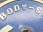 ボディソリッド BODY-STRONG パワーリフティング・プレート20kg2枚