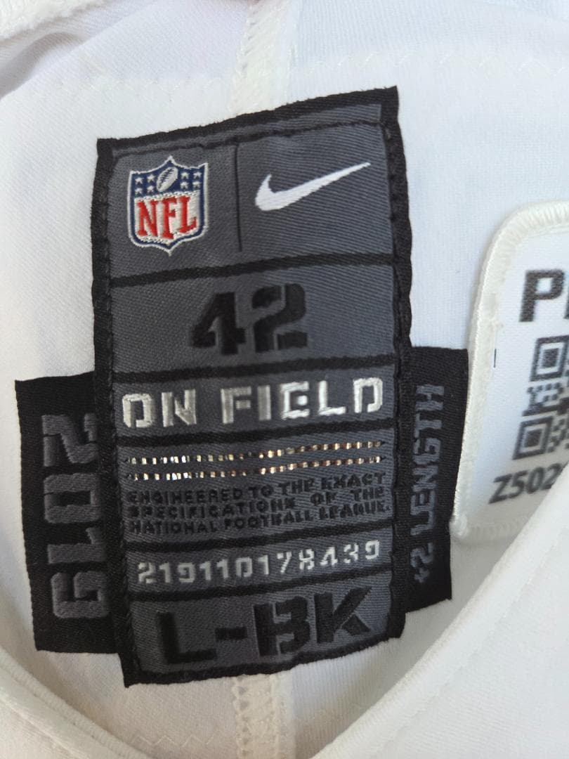 NFLカウボーイズ ゲームジャージ #44 白