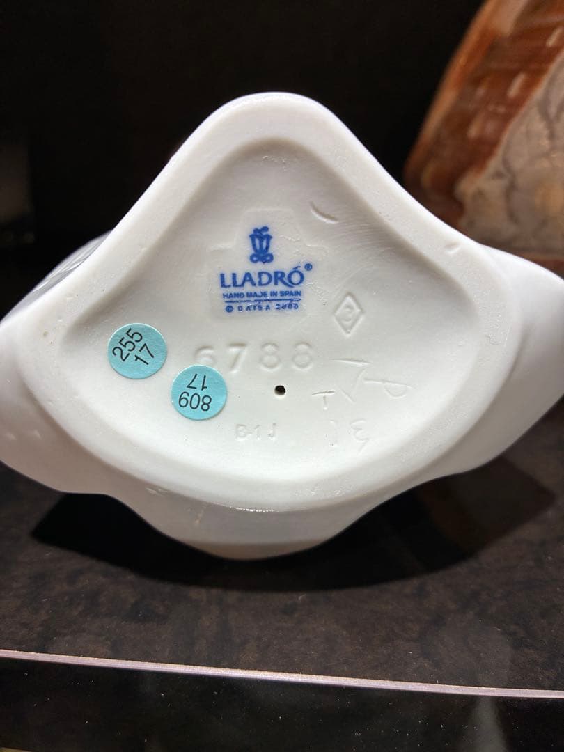 LLADRO 天使の像 ホワイトポーセリン
