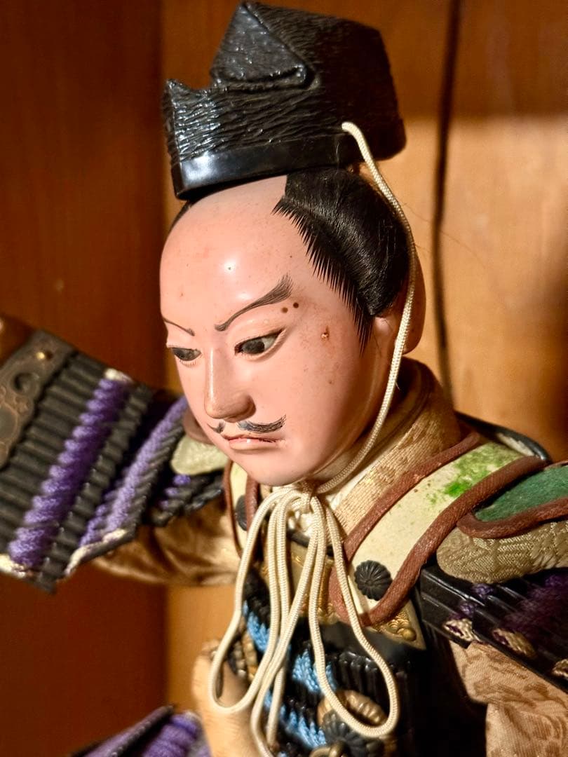 京都 丸屋 丸平 大木平蔵 五月人形 『武士・従者』 木製共箱 子どもの日
