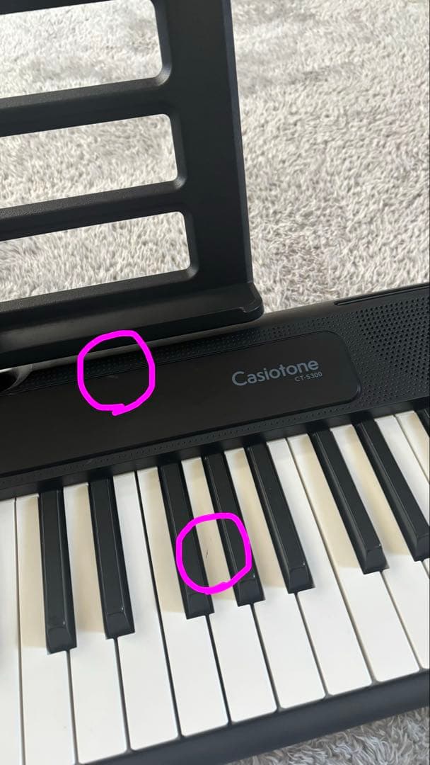CASIO CT-S300 61鍵盤 電子キーボード