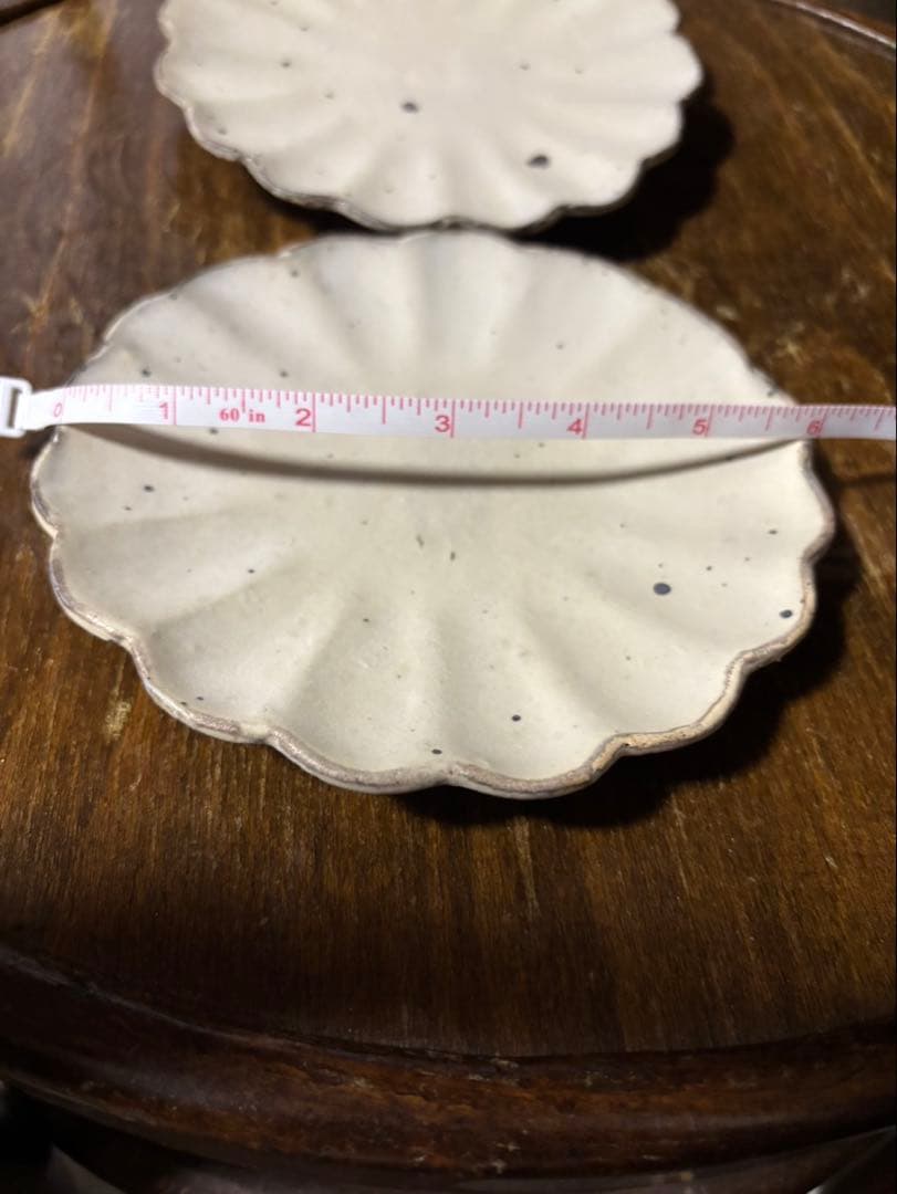 加藤祥孝　　5寸　輪花皿　もくもく器