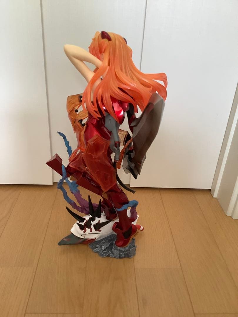 中古 完成品 絶対領域 惣流・アスカ・ラングレー 1/4 フィギュア