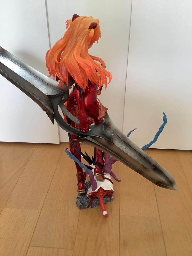 中古 完成品 絶対領域 惣流・アスカ・ラングレー 1/4 フィギュア