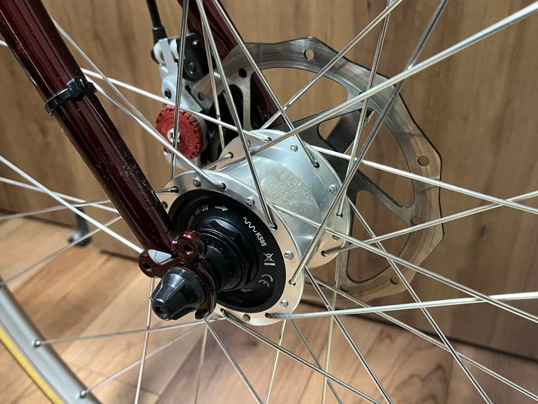700c クロモリ クロスバイク風　JAMISランドナー