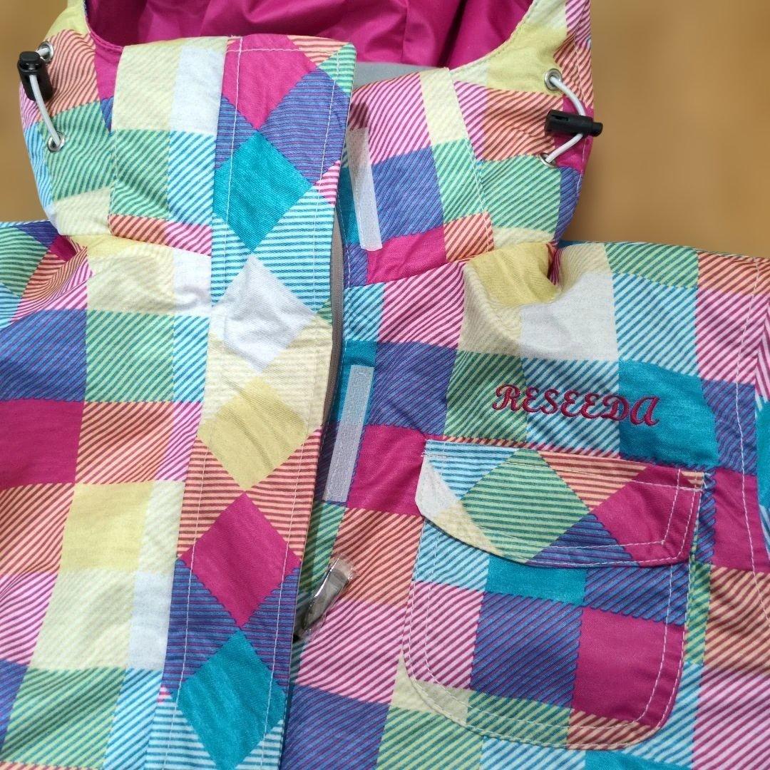 RÉSEÉDA カラフルチェック スキー スノボ　ウェア M