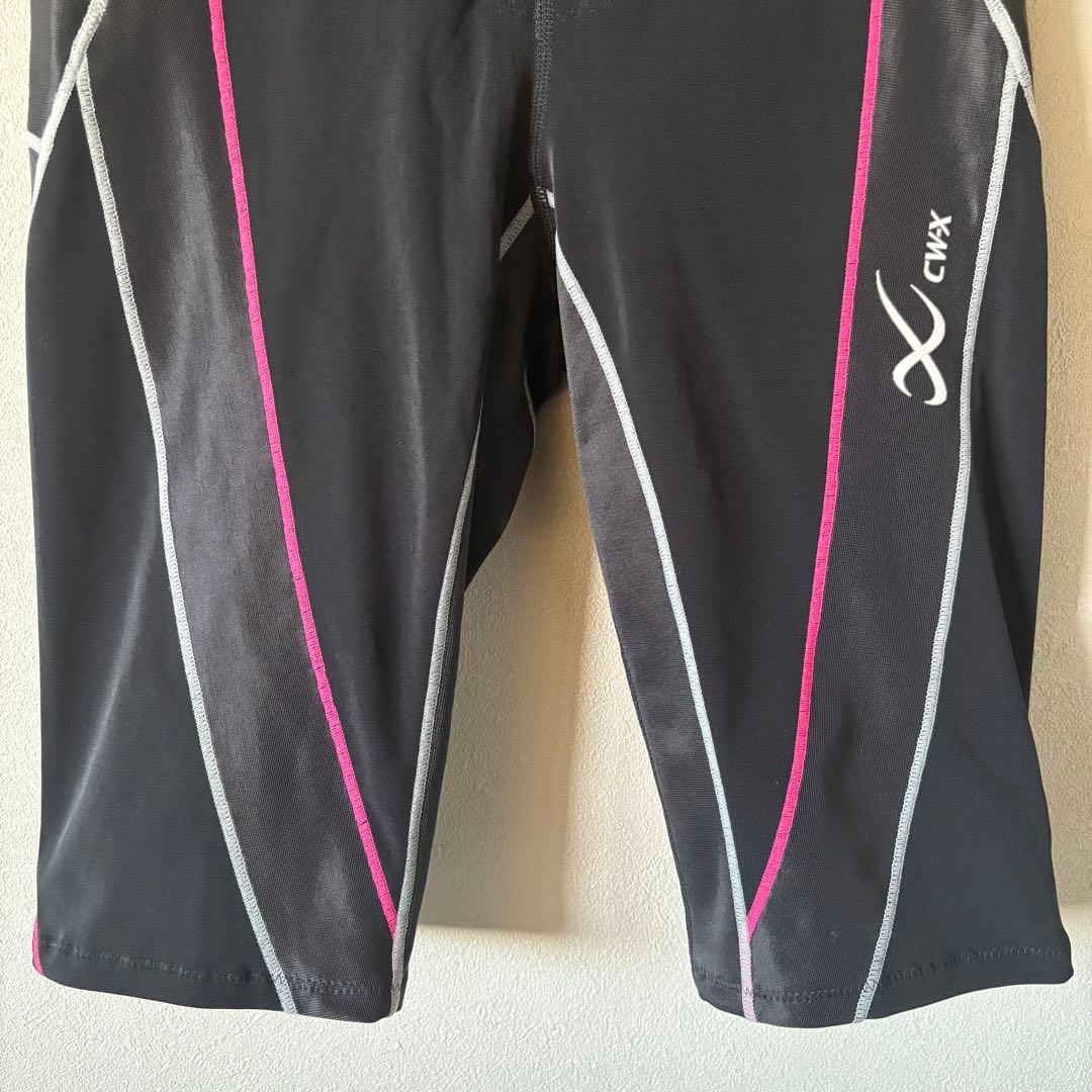 美品 ワコール CW-X フィットネスパンツ 黒/ピンク ウィメンズ M