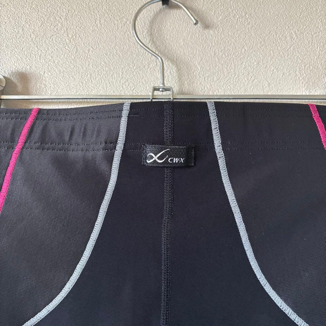 美品 ワコール CW-X フィットネスパンツ 黒/ピンク ウィメンズ M