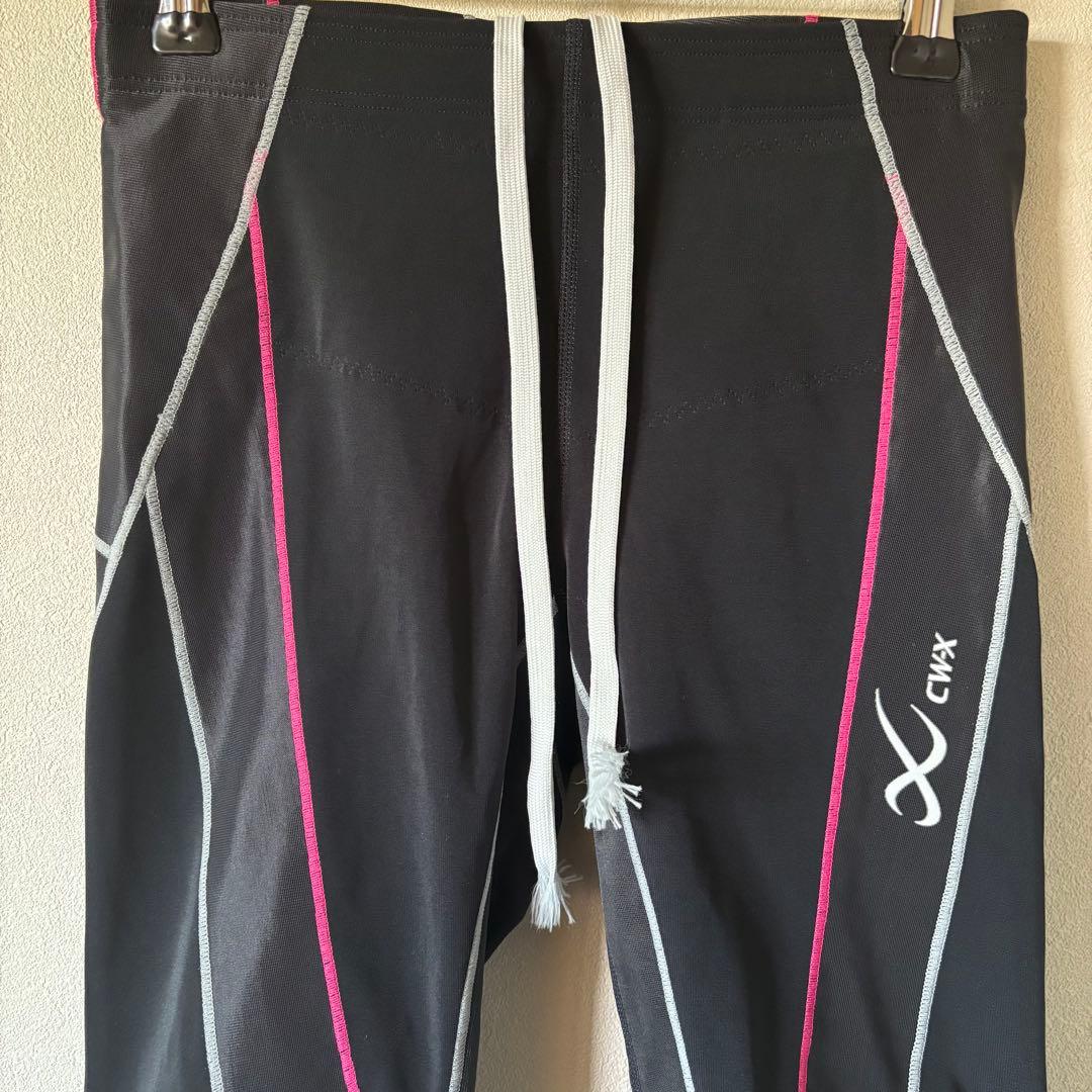 美品 ワコール CW-X フィットネスパンツ 黒/ピンク ウィメンズ M