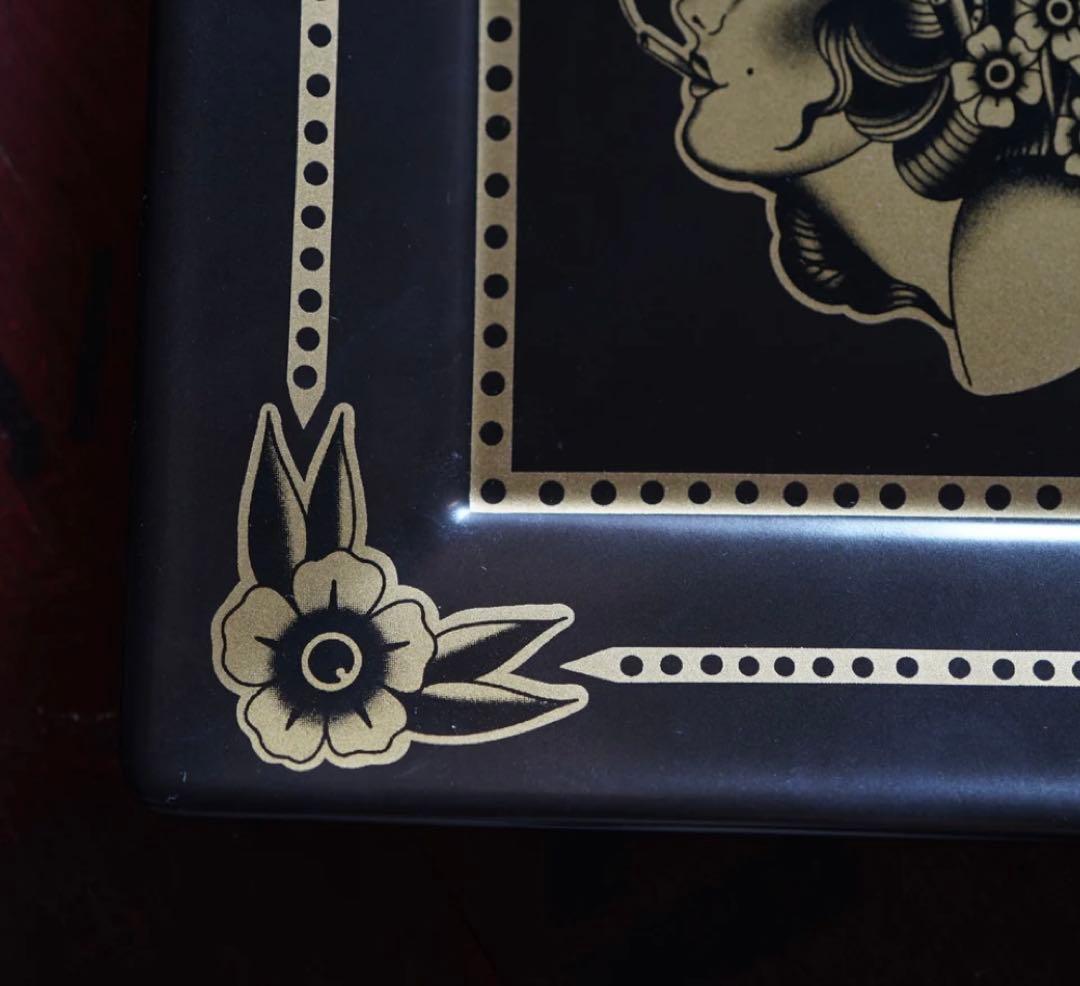 sk oldies dee tattoo トレイ　小物入れ　皿　スクエアプレート