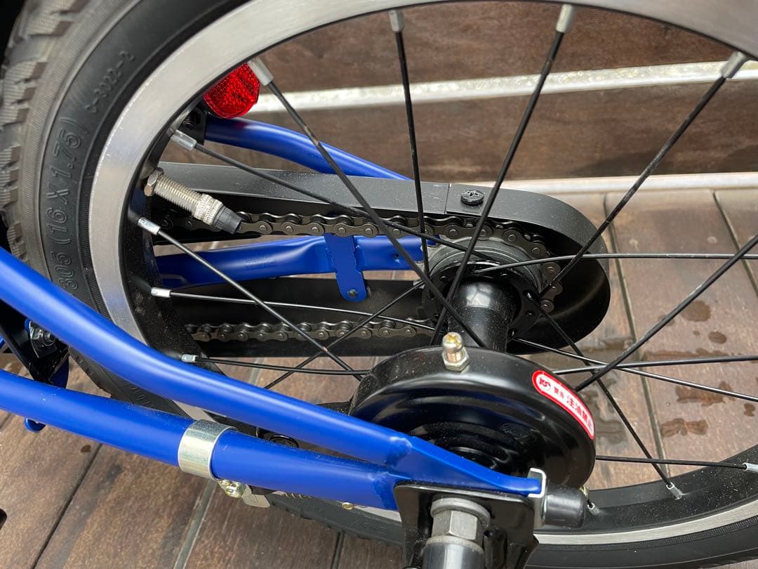 【引取り限定】ドライド DRIDE 16インチ 子供用　自転車 青