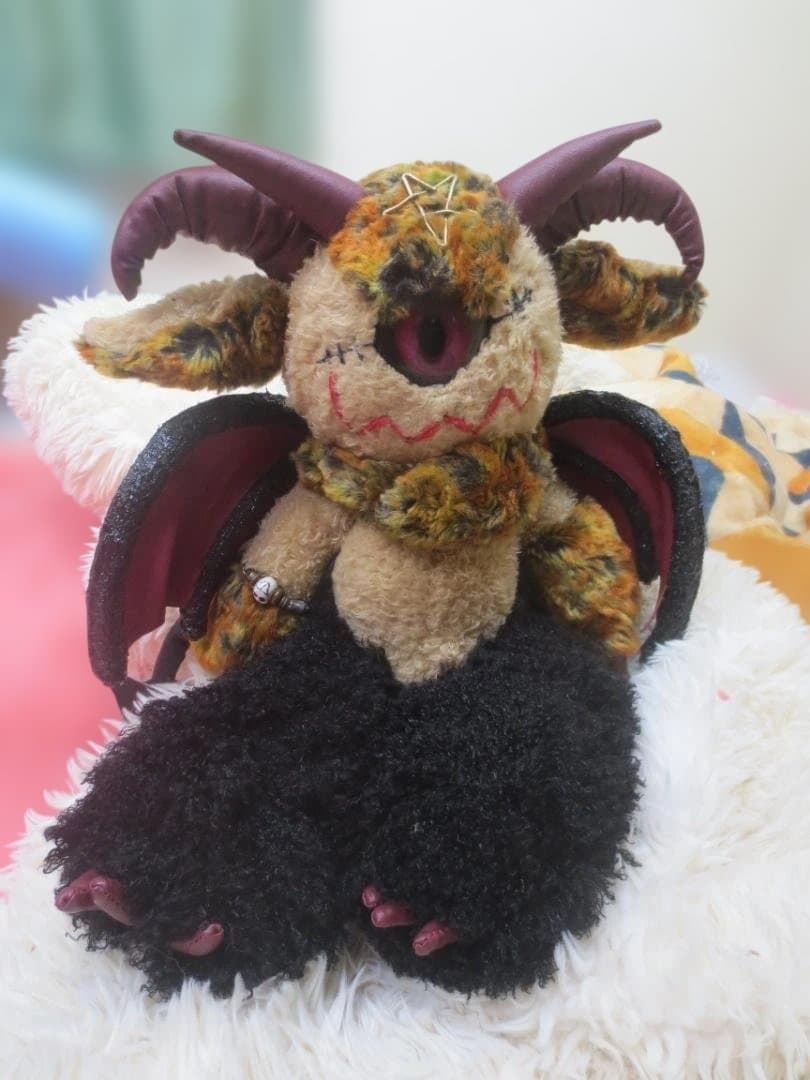 炎　悪魔ぬいぐるみ　2体セット