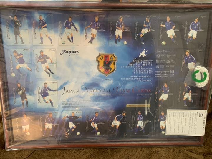 日本代表カードセット ワールドカップ記念グッズ 中田英寿 日本代表カードセット