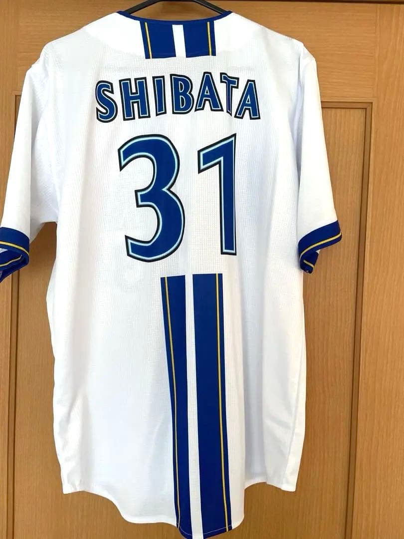 【1回のみ着用】横浜DeNAベイスターズ ユニフォーム　ホーム　柴田選手　L