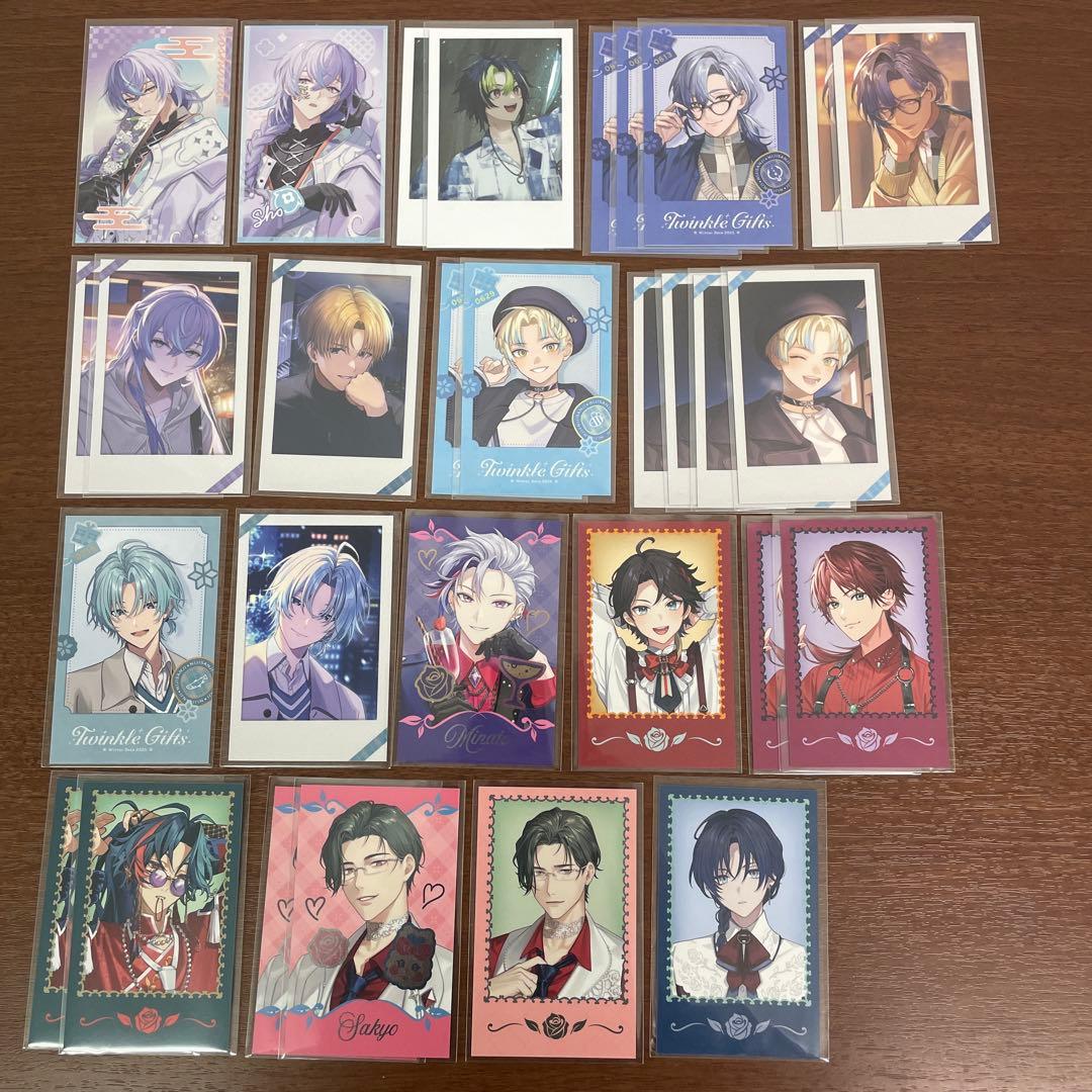 ❶にじさんじ チェキ風カード 特典カード ステッカー 紙類 まとめ売り