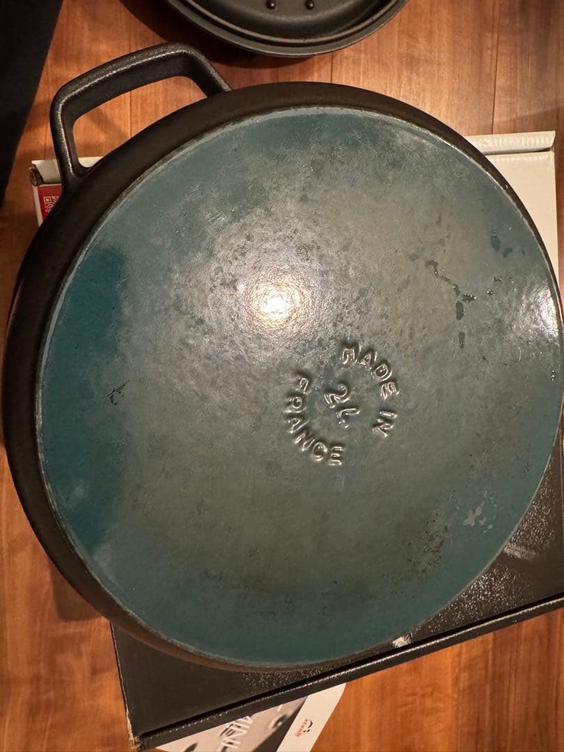 STAUB ピコココット ラウンド 24cm 黒 ダッチオーブン