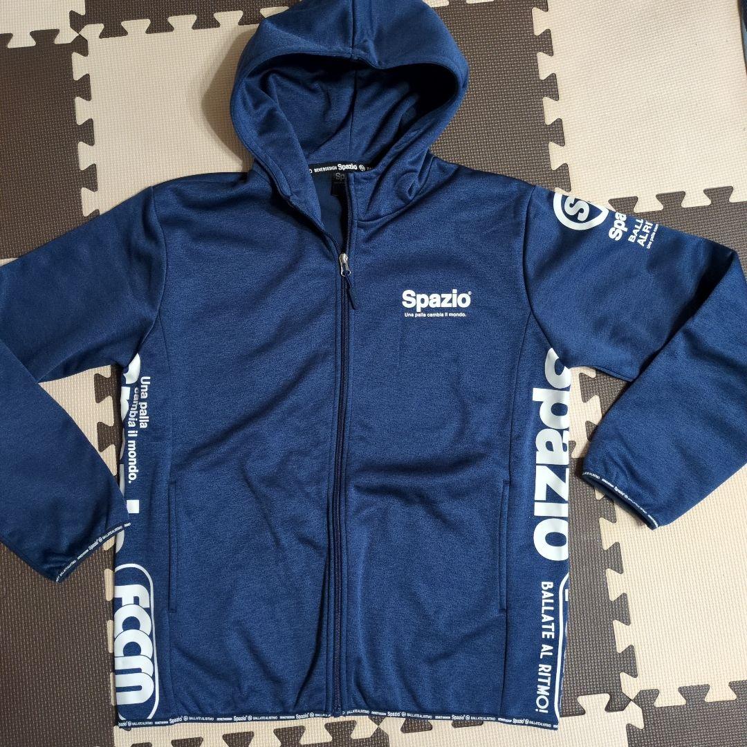 【美品】Spazio フルジップジャージセット 防風スウェットセット ネイビーМ