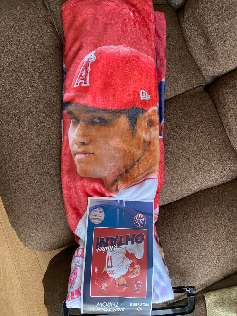 【MVP受賞】 大谷翔平 シルクタッチブランケット