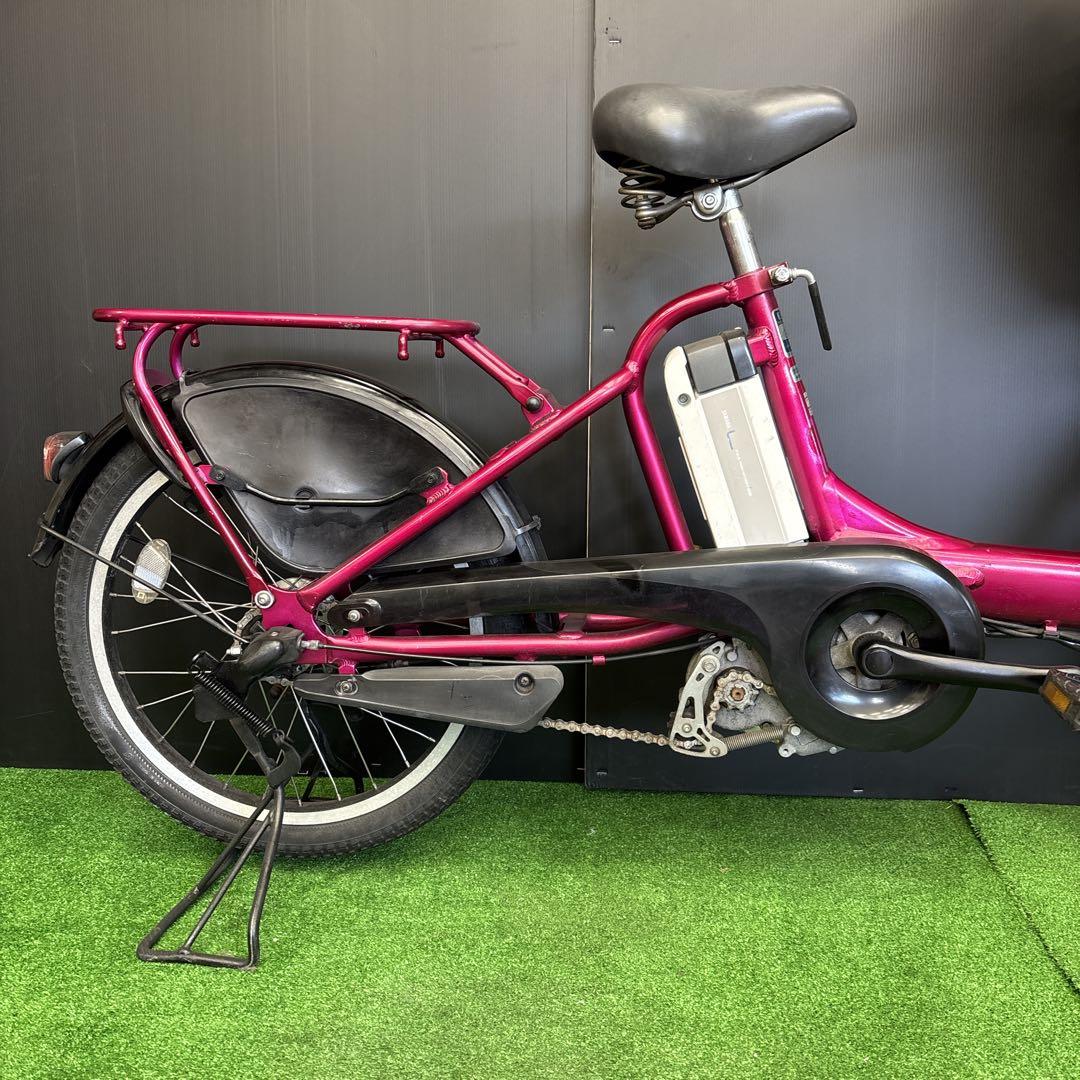 電動自転車 YAMAHA PAS kiss ピンク 3人乗り対応　5
