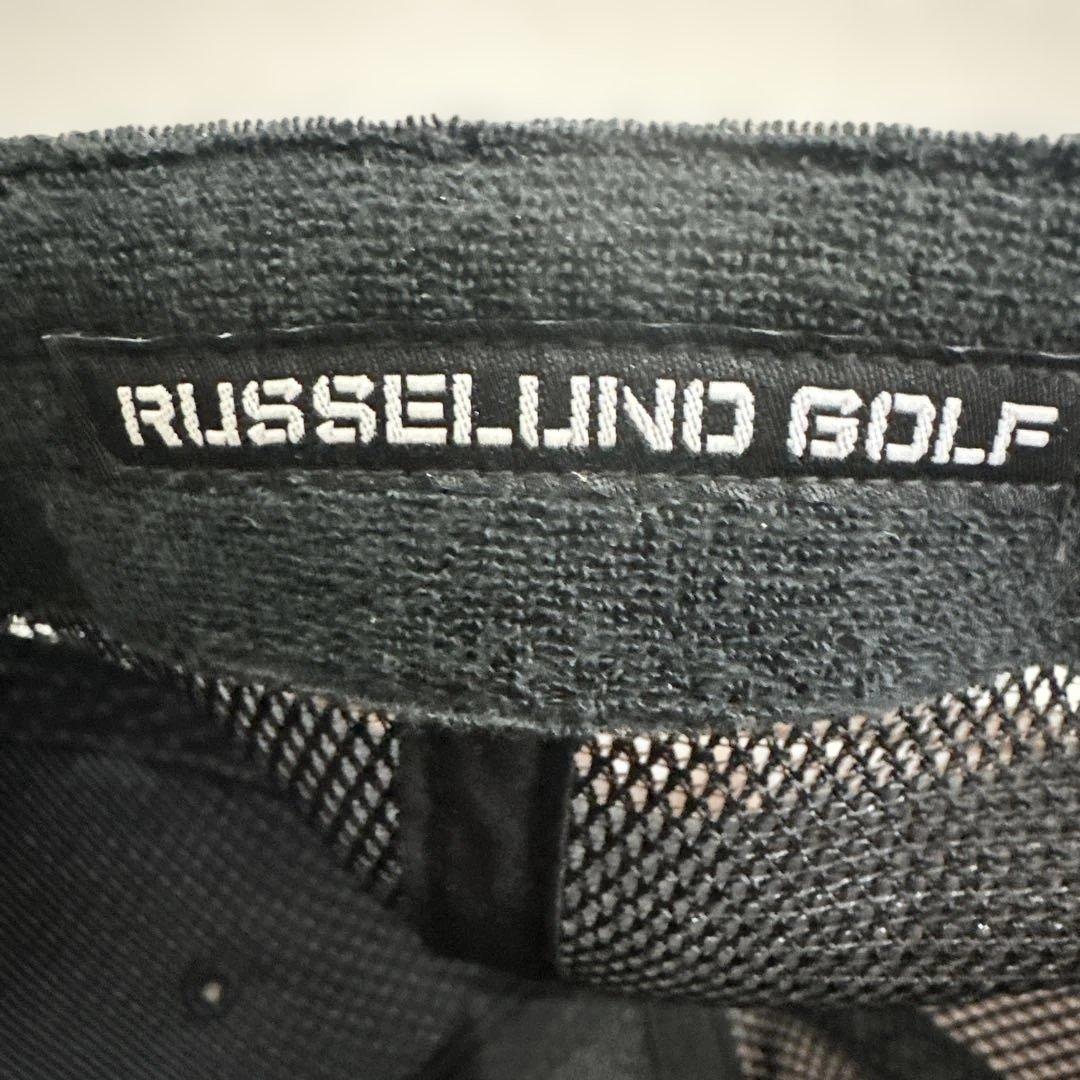 ラッセルノ　RUSSELUNO GOLFメッシュキャップ　3D刺繍ゴルフキャップ