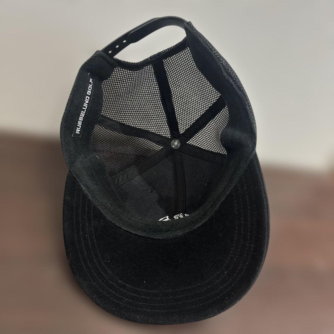 ラッセルノ　RUSSELUNO GOLFメッシュキャップ　3D刺繍ゴルフキャップ
