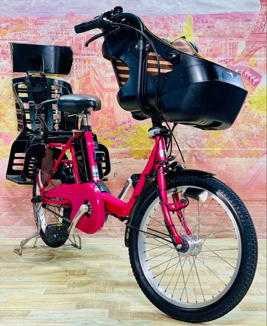 ZK3671 電動自転車 パナソニック 子供乗せ 20インチ 送料無料