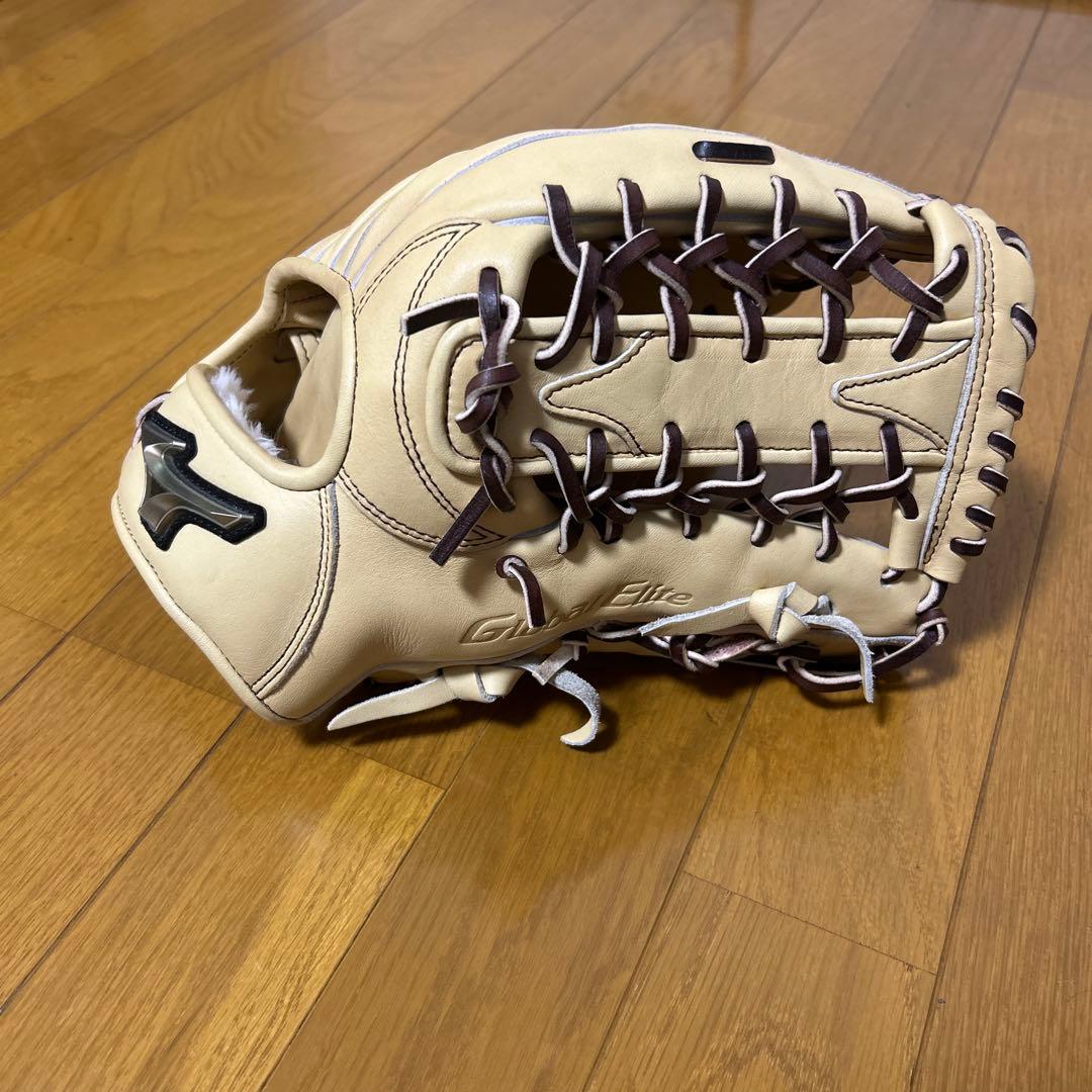 Mizuno グローバルエリート外野手 軟式グローブ ブロンド