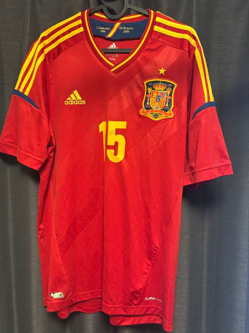 スペイン代表 SERGIO RAMOS 15番 シャツ 2008年　サッカー