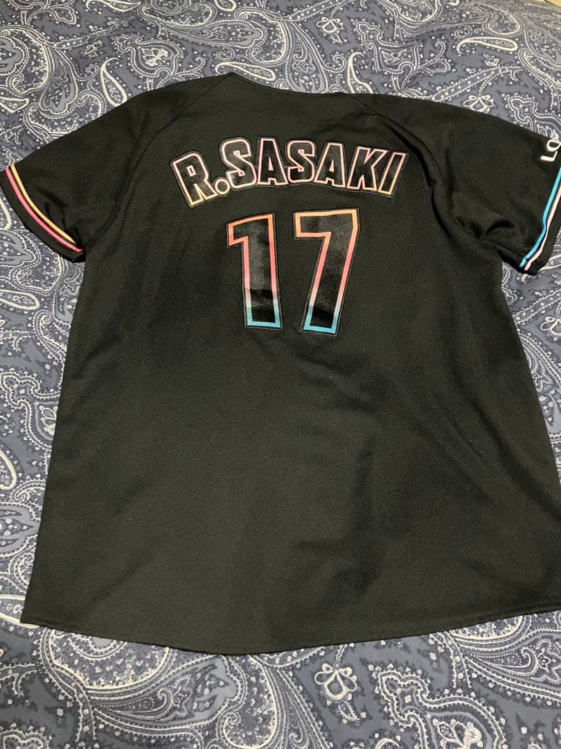千葉ロッテ　BSW ユニフォーム R. SASAKI 17