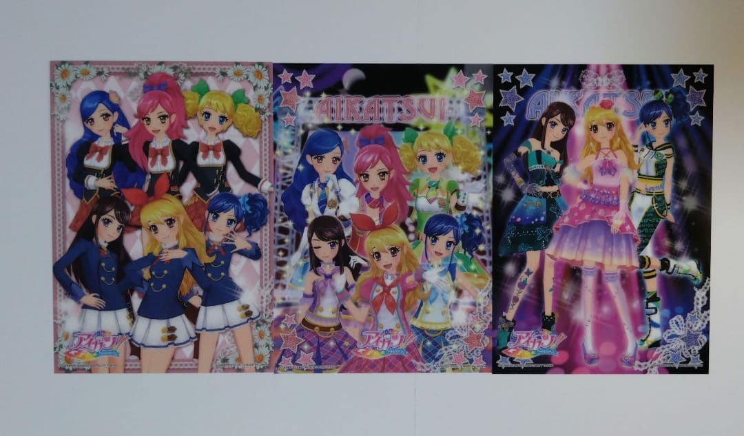 【アイカツバインダー 希少品】一番くじ バインダー クリアポスター ステッカー