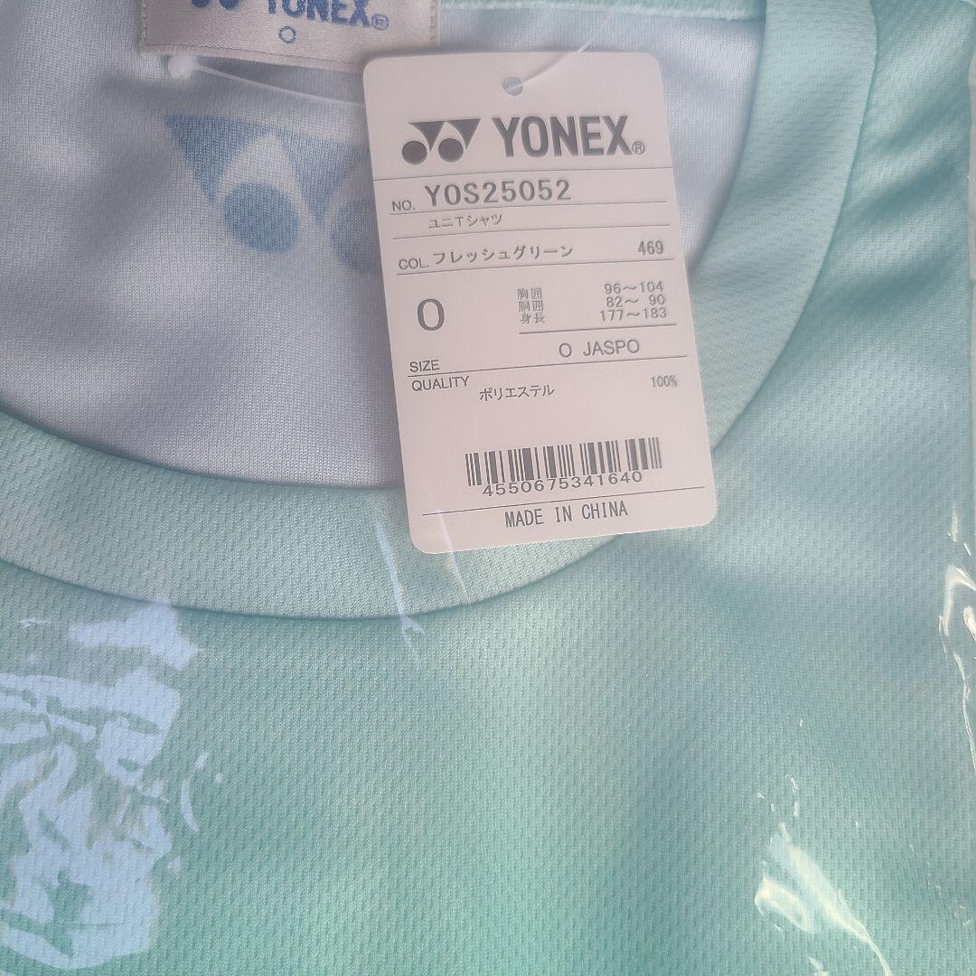 YONEXの新型ラケット、ボルトレイジ02の促販Tシャツ　サイズO