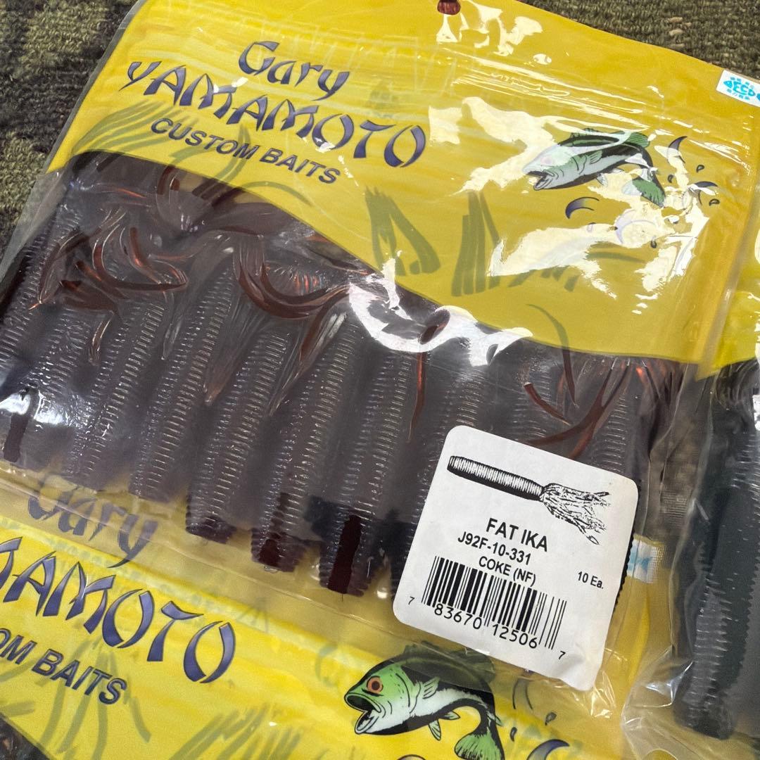 Gary Yamamoto ファットイカ 10個入り4パック